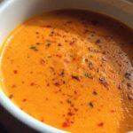 Creamy chipotle cauliflower soup