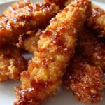 Crispy honey sriracha chicken tenders