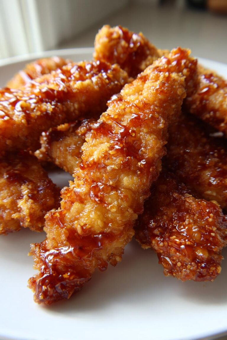 Crispy honey sriracha chicken tenders