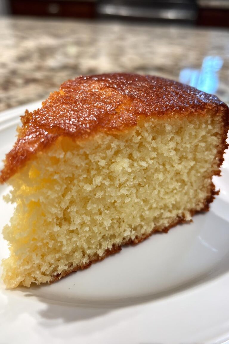 Fluffy Greek yogurt cake