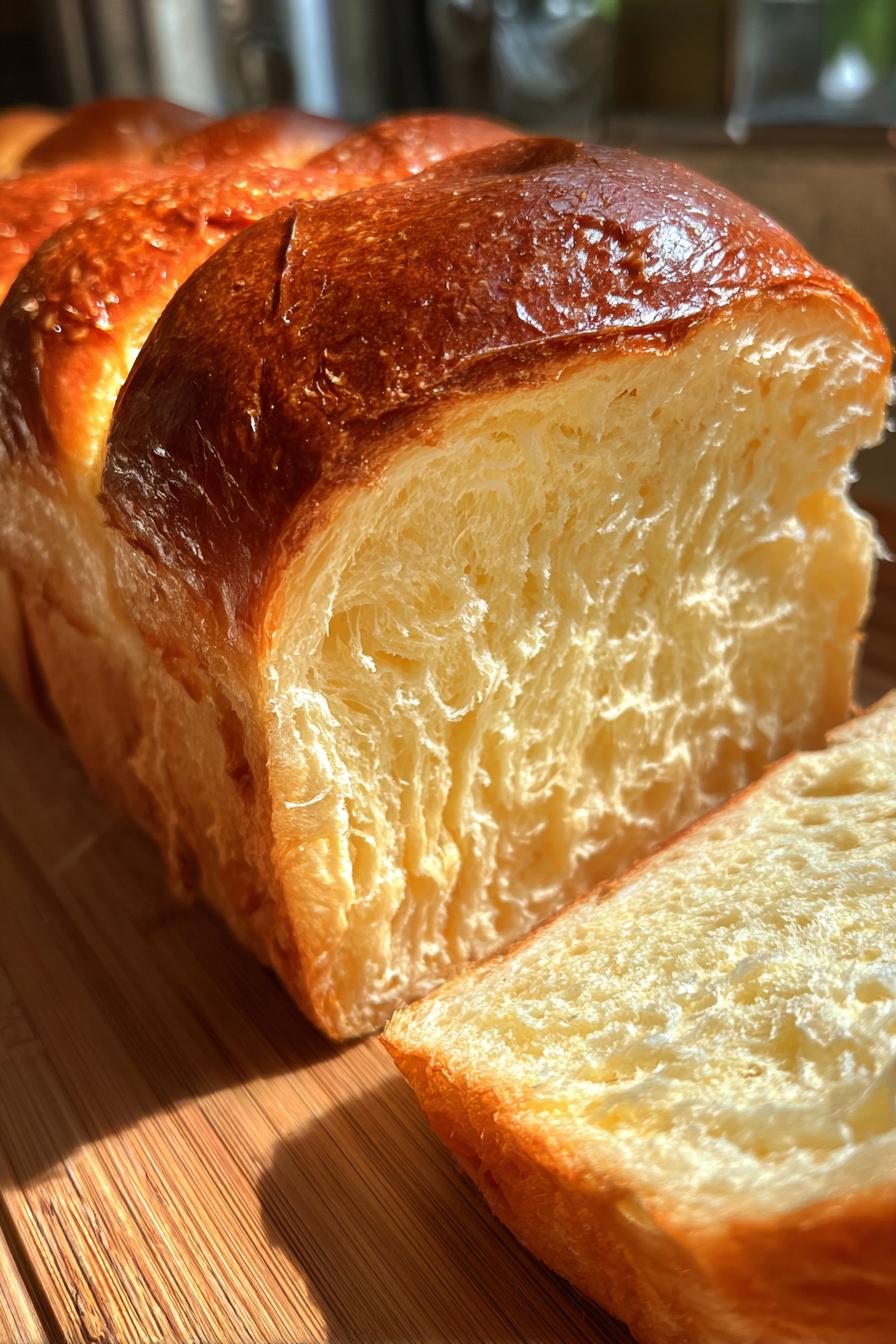 Fluffy Japanese milk bread