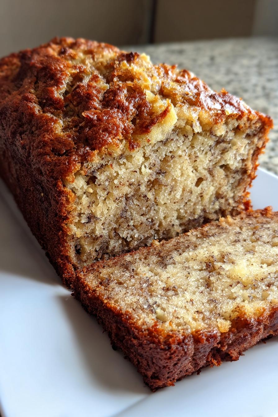 Fluffy banana bread