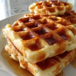 Fluffy buttermilk waffles