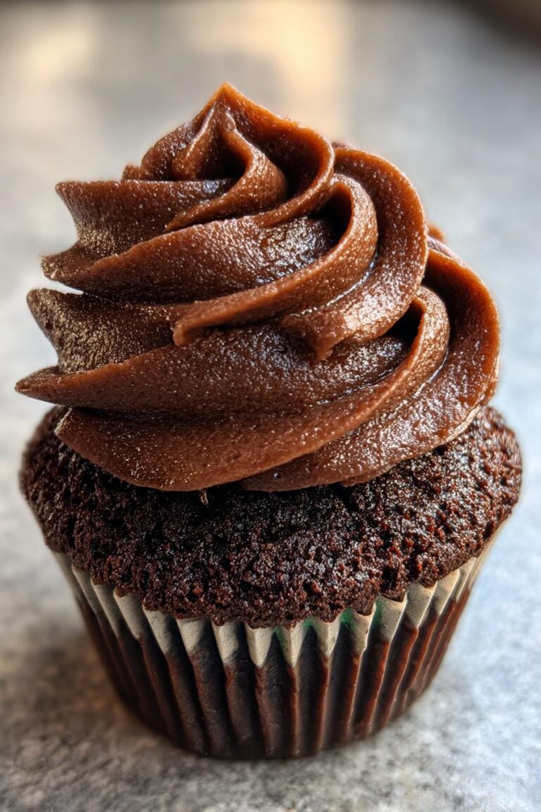 Fluffy chocolate cupcakes