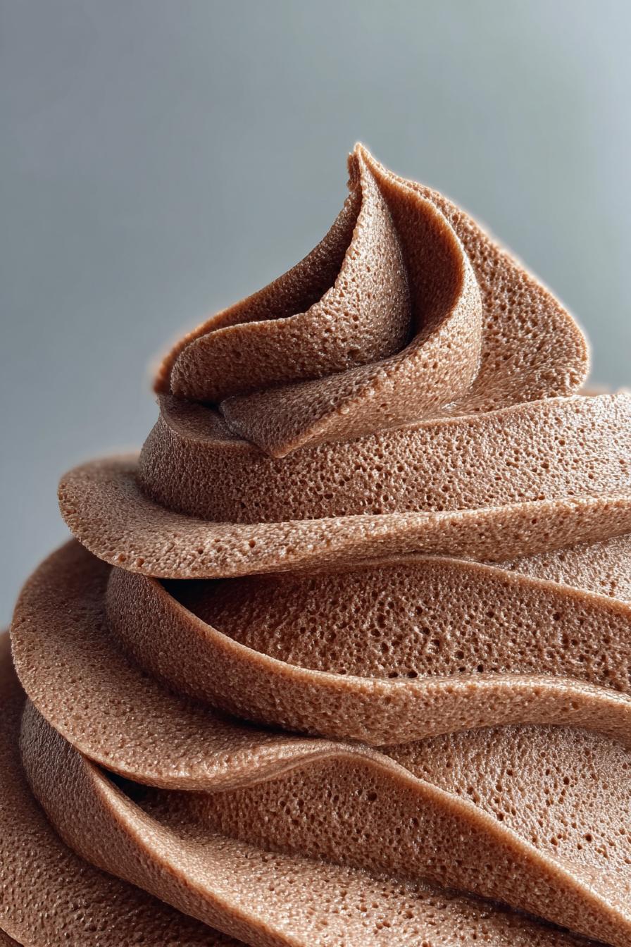 Fluffy chocolate mousse