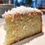 Fluffy coconut sponge cake