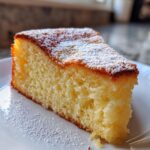 Fluffy lemon ricotta cake