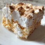 Fluffy marshmallow bars