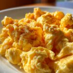 Fluffy scrambled eggs