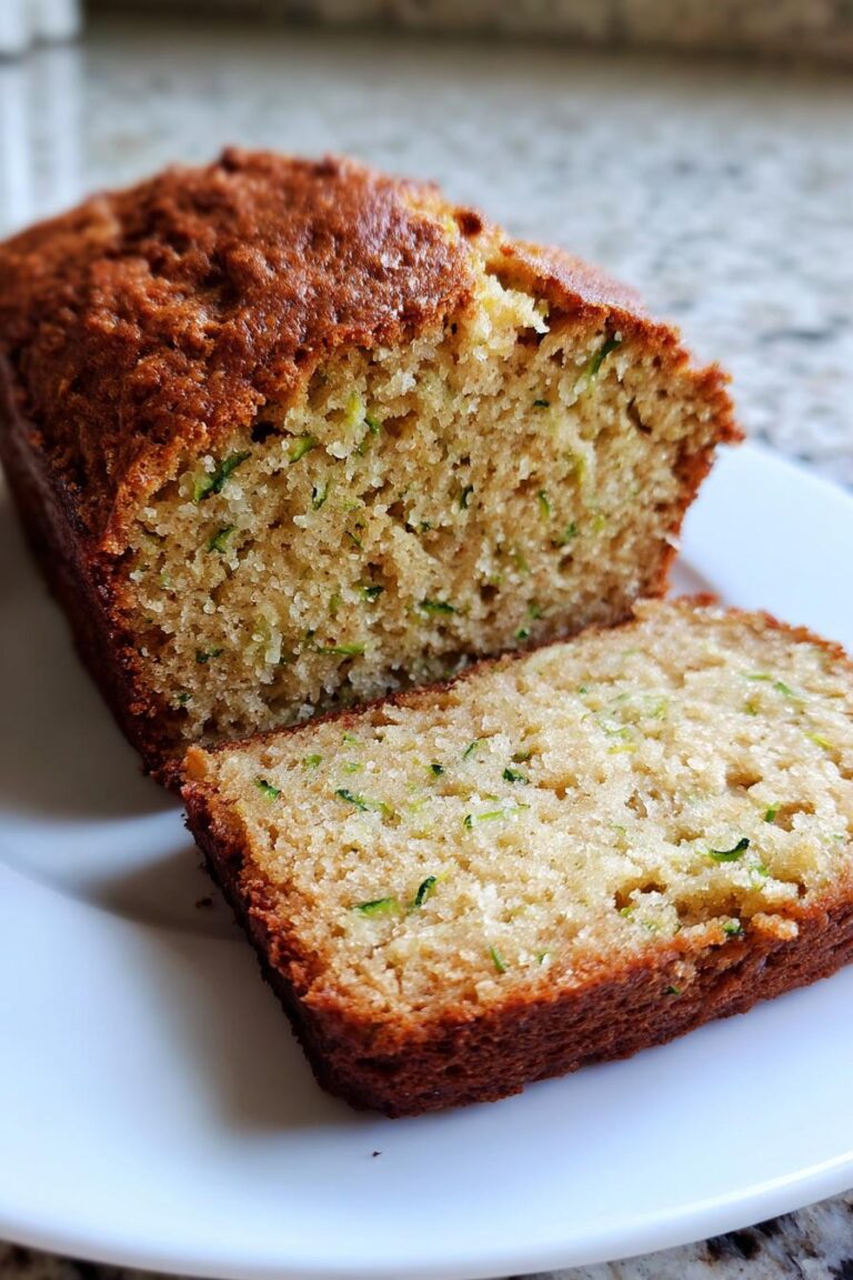 Fluffy zucchini bread