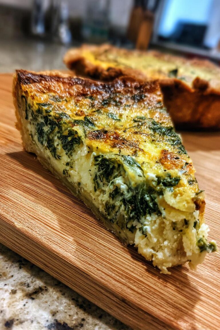 Gluten-Free Spinach and Feta Quiche