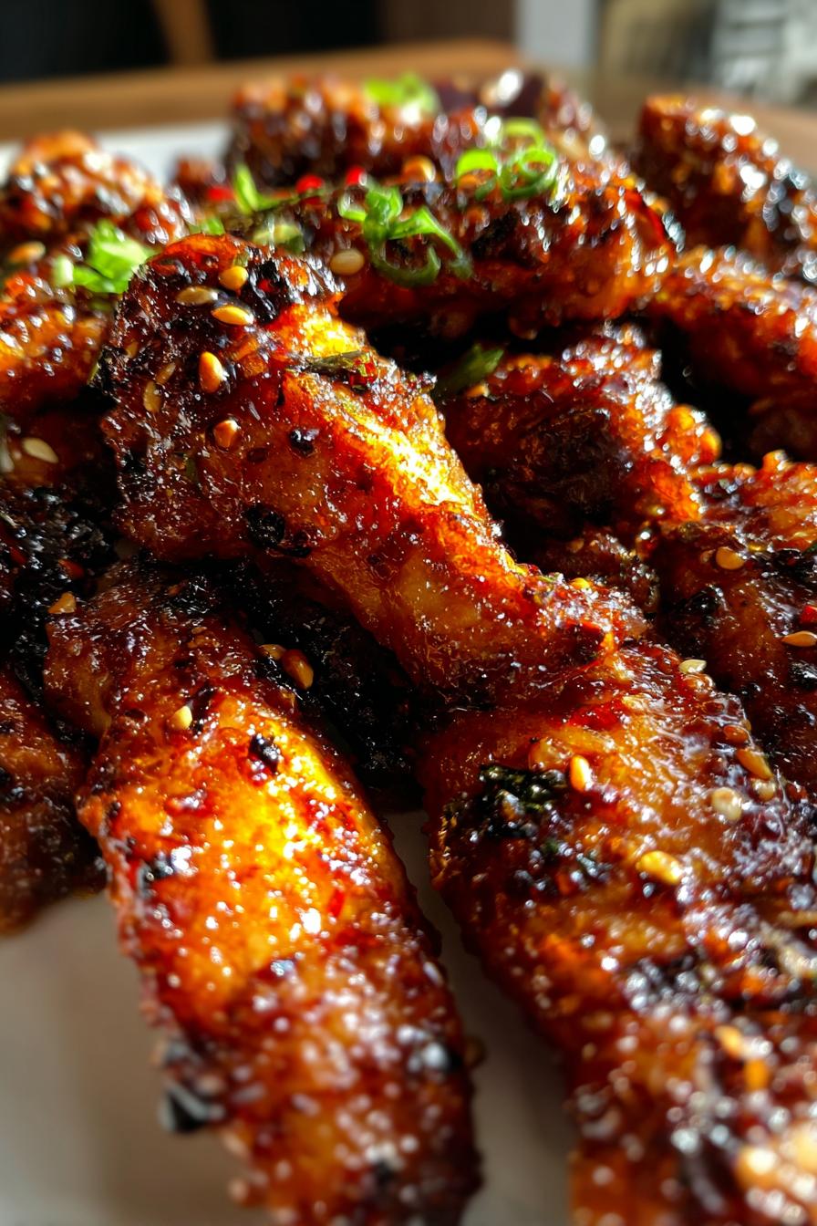 Gochujang Black Garlic Wings