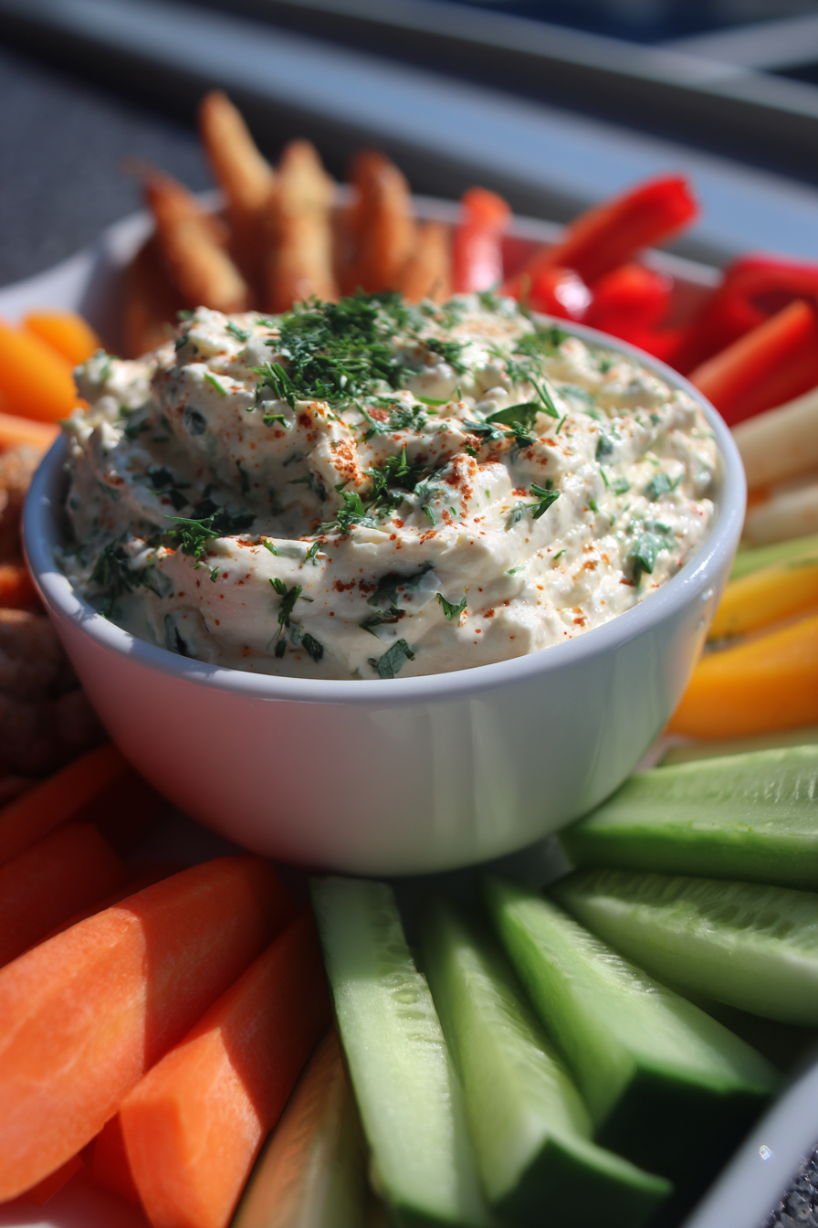 High Protein Cottage Cheese Dip