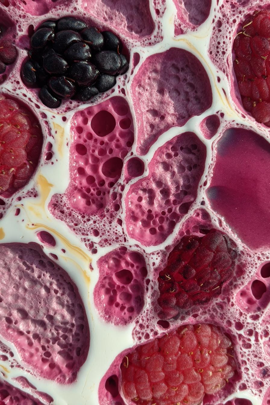 High protein berry yogurt bark