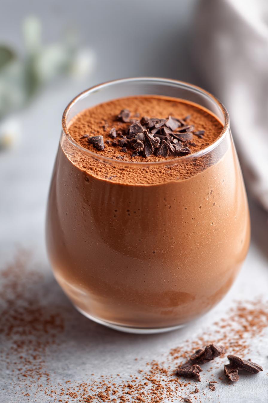 High protein mocha shake bowl