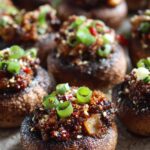 Keto Bulgogi Stuffed Mushrooms