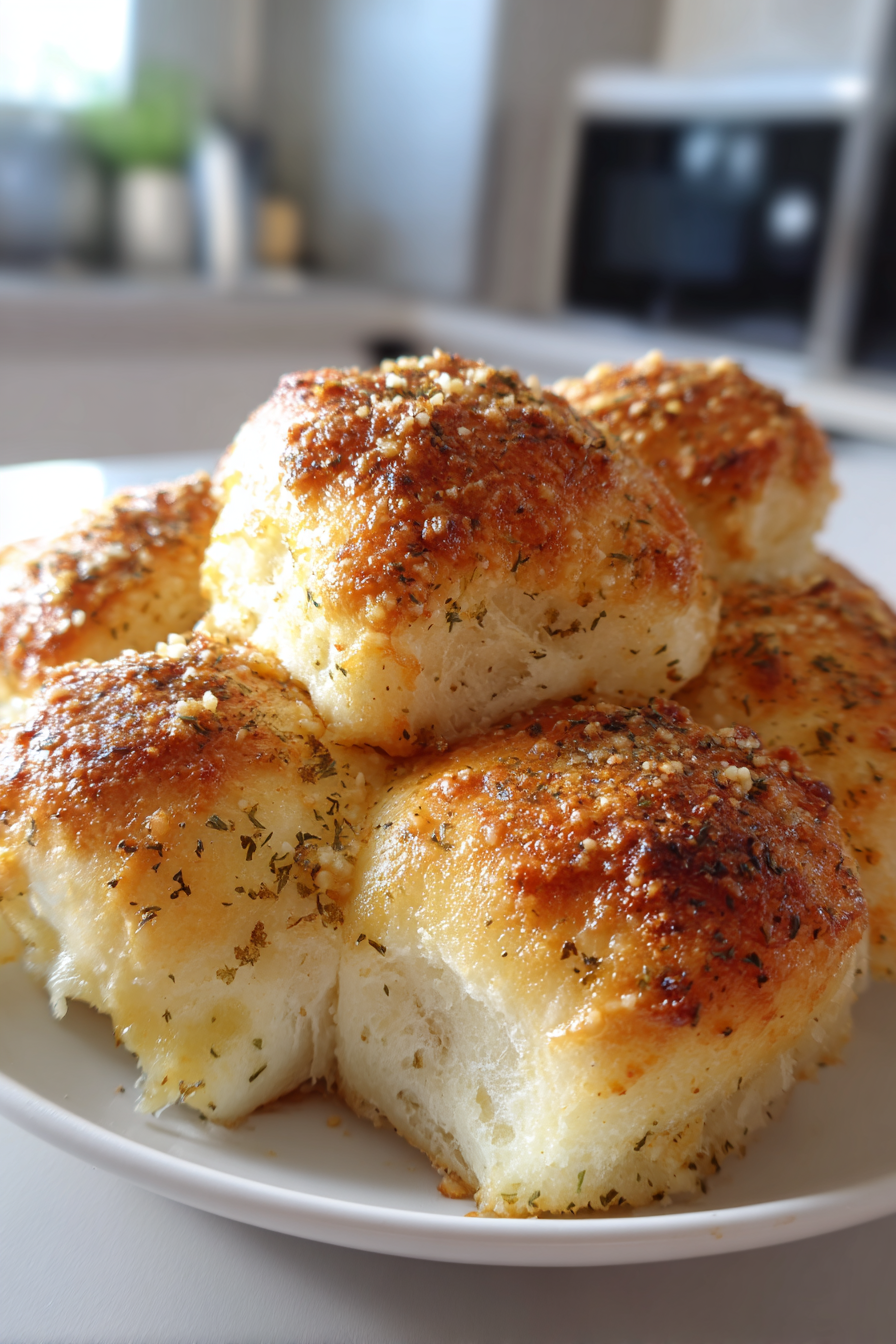 Keto Garlic Parmesan Rolls