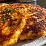 Keto Kimchi Cheddar Pancakes