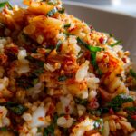 Keto Kimchi Fried Cauliflower Rice