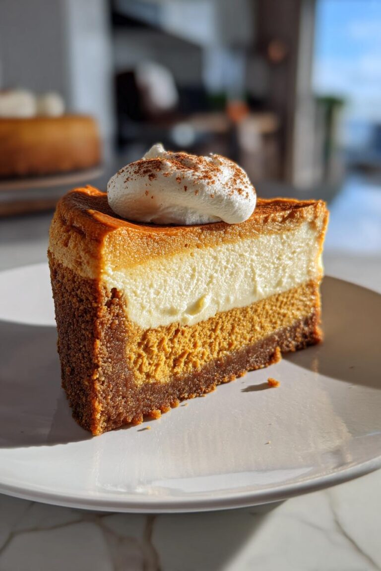 Keto Pumpkin Cheesecake with Gingersnap Crust