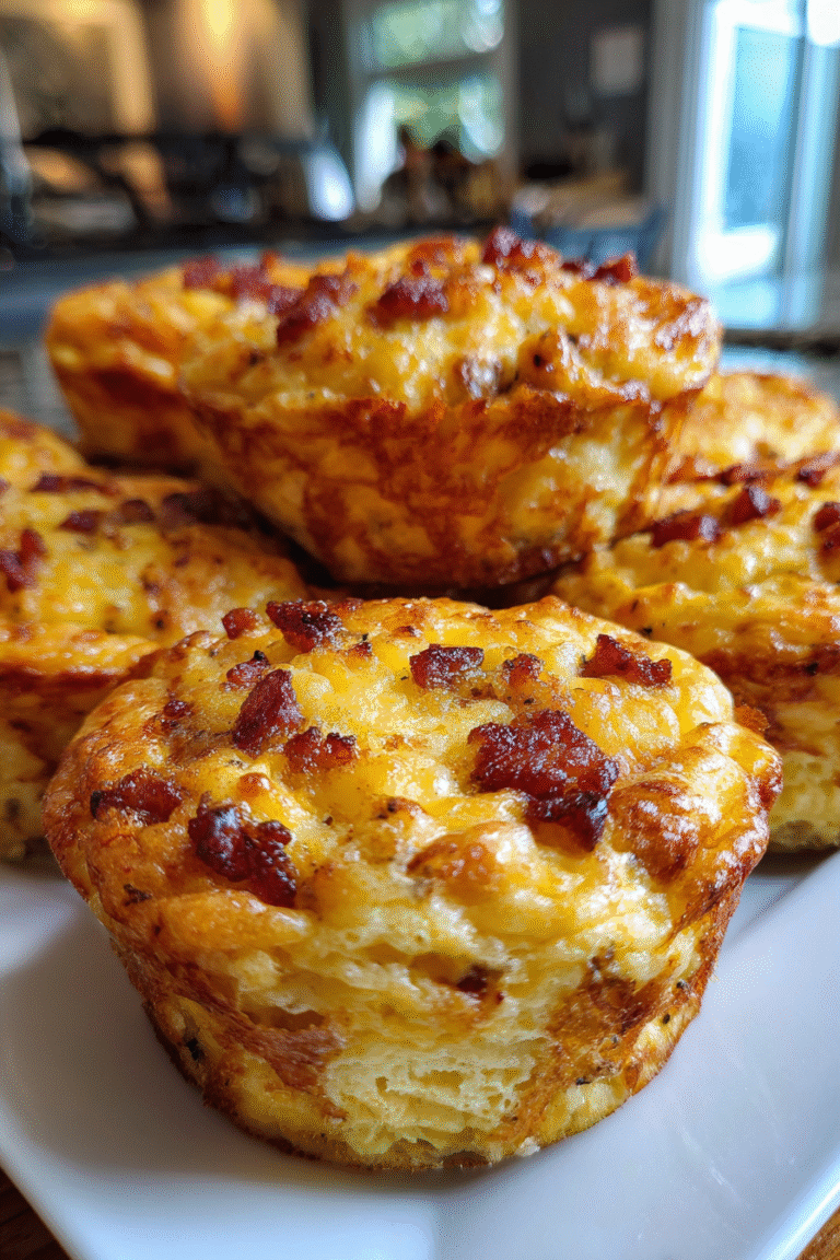 Keto Sausage Pancake Muffins