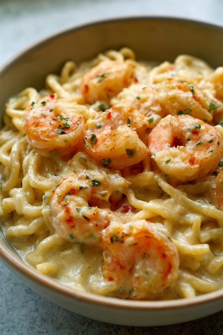 Decadent Keto Shrimp Alfredo Ready in 15 Minutes