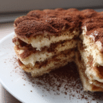 Keto Tiramisu Chaffle Cake