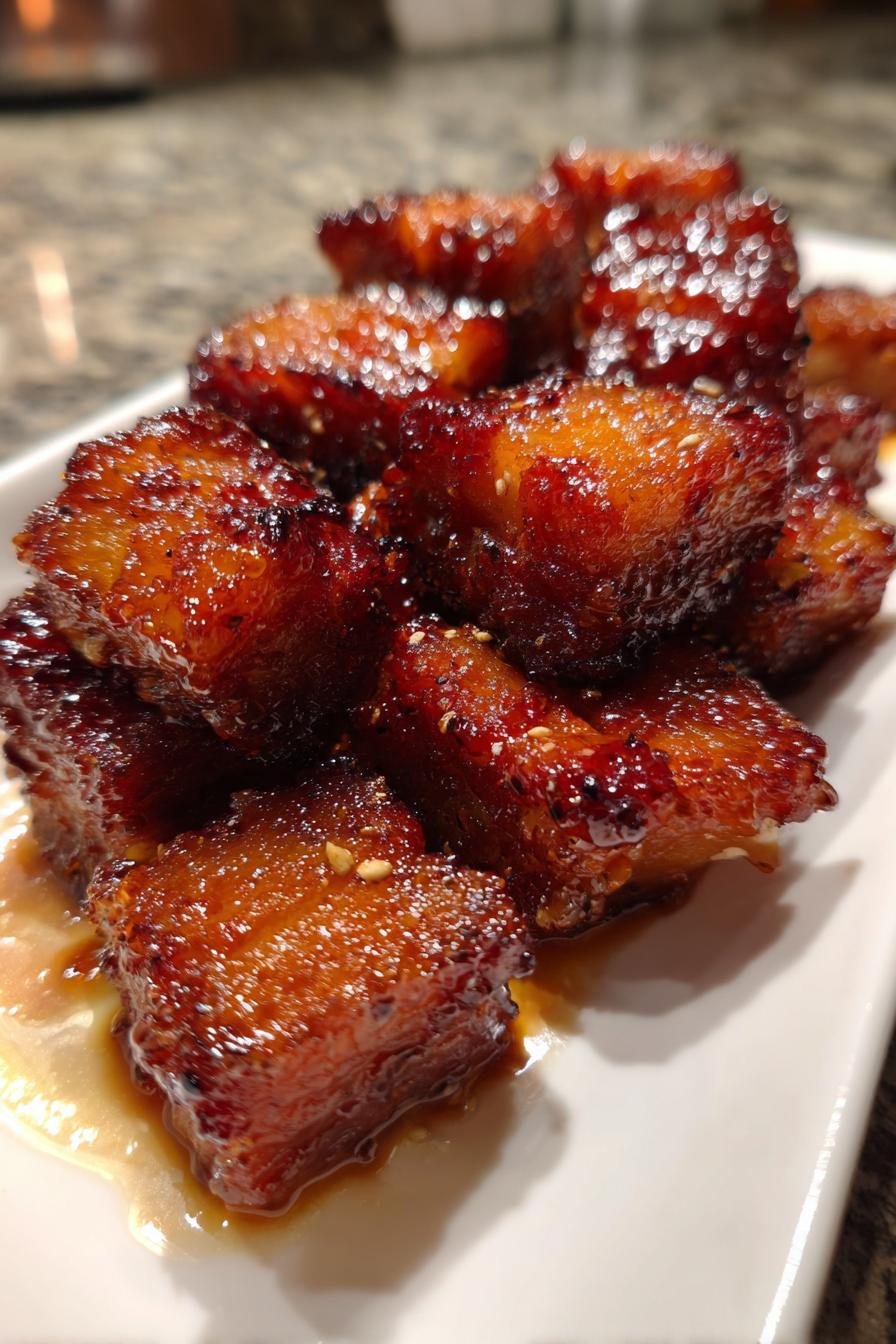 Korean BBQ Pork Belly Bites