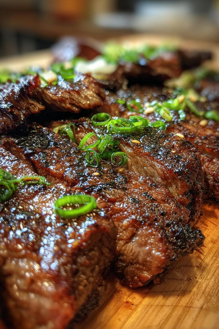 Korean BBQ Short Ribs Galbi Style