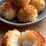 Korean Coconut Mochi Bites