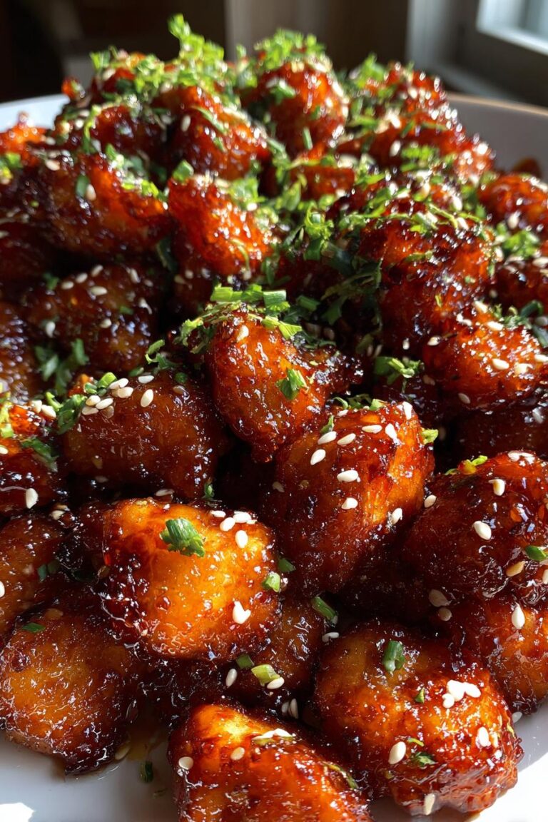 Korean Honey Garlic Chicken Bites