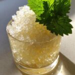 Lemon Balm Tea Granita
