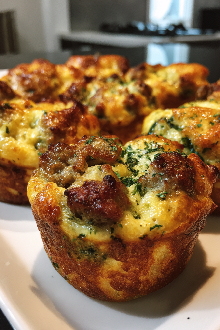 Low Carb Sausage and Egg Muffins