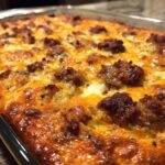 Low carb sausage breakfast bake