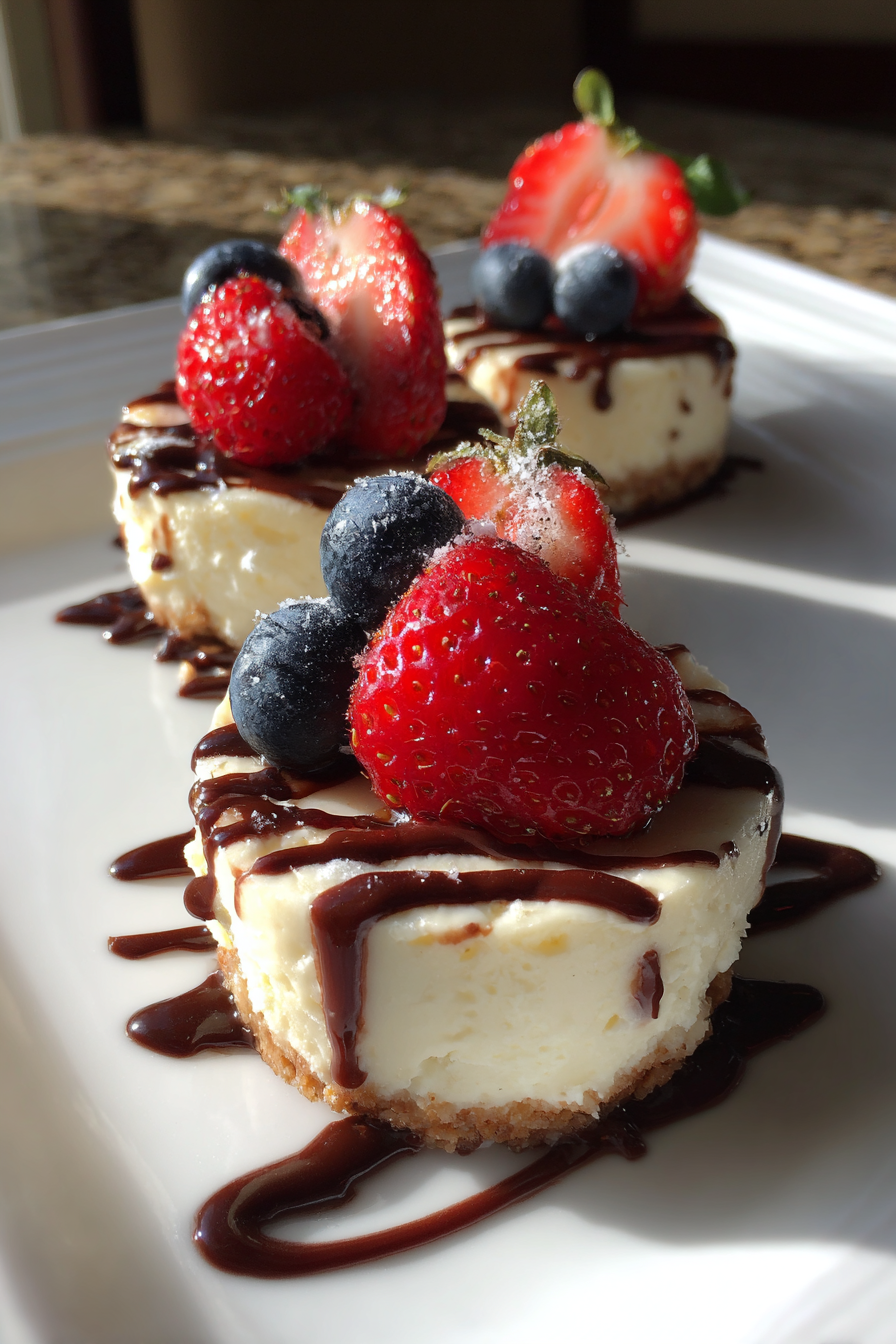 No-Bake Mini Cheesecakes