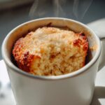 Protein banana cream mug cake