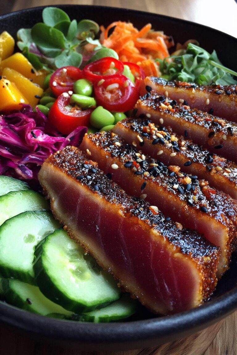 Seared Ahi Tuna Bowl