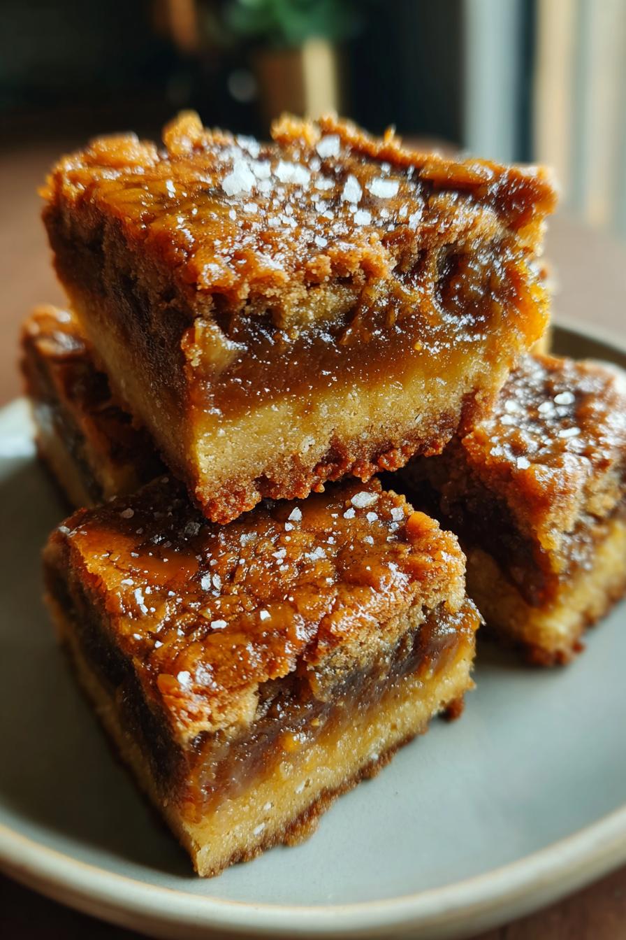 Sherry Caramel Blondies
