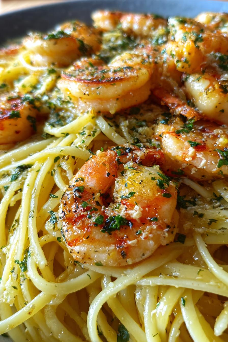 Shrimp Scampi Linguine