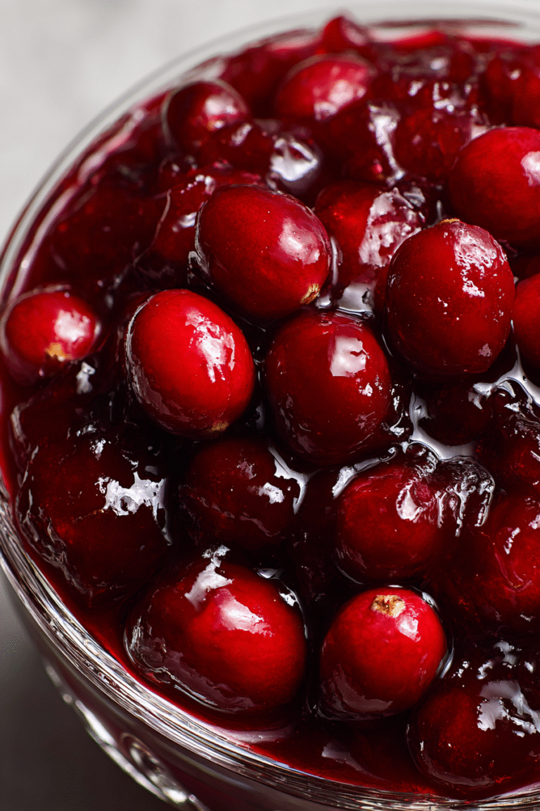 Sugar Free Cranberry Sauce