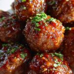 Sweet Chili Glazed Korean Meatballs