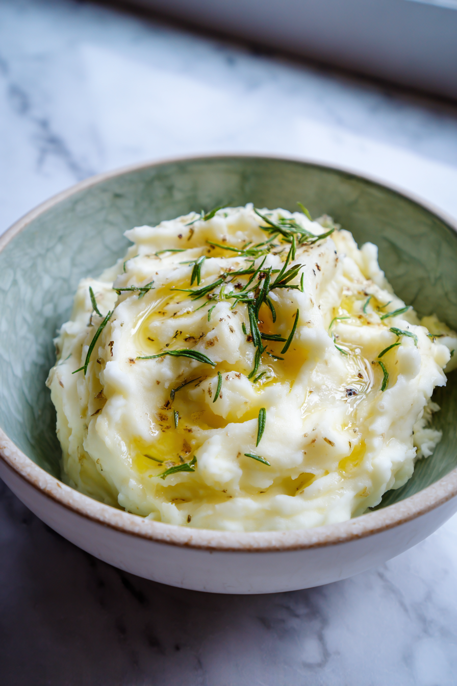 Truffle Garlic Mashed Potatoes