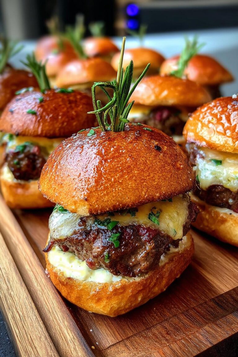 Wagyu Beef Sliders with Truffle Aioli