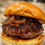 Wagyu Burger Deluxe with Caramelized Onions