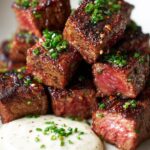 Wagyu Steak Bites with Garlic Aioli