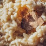 White Truffle Risotto with Parmesan Dust