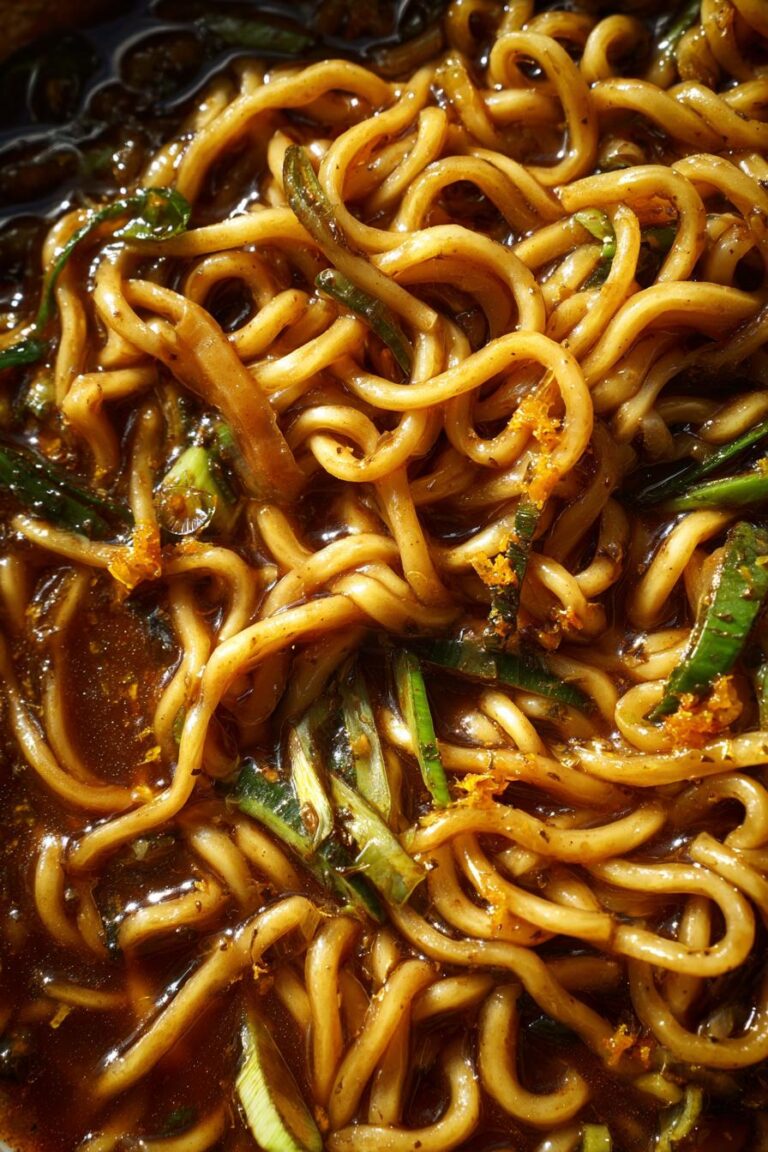 Yuzu Black Garlic Miso Noodles