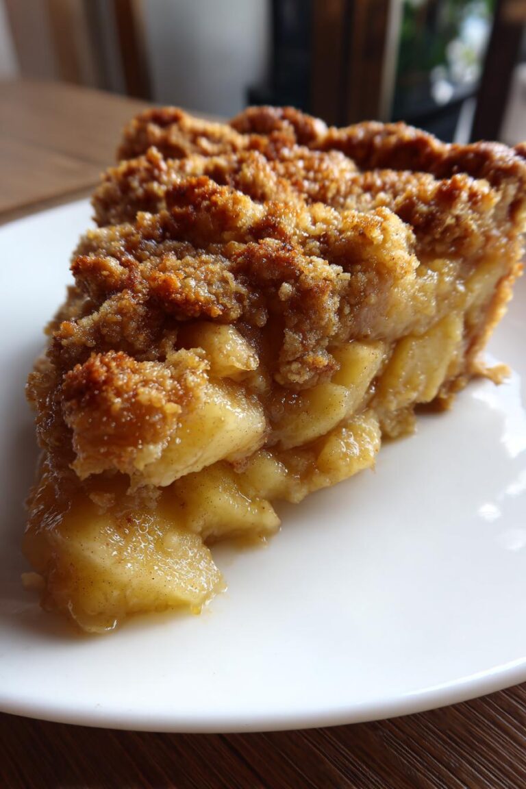 apple crumble pie