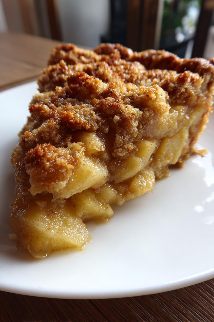 apple crumble pie
