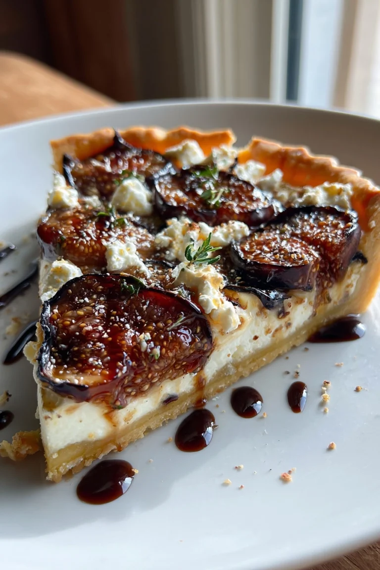 balsamic fig and goat cheese tart